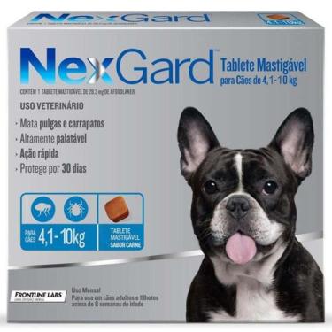 Imagem de Nexgard Cães 4 a 10 kg Cx 3 comprimidos - Merial
