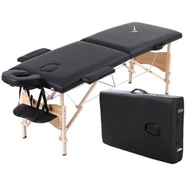 Imagem de Maca Portátil Lorben Dobrável Estética Madeira Regulável