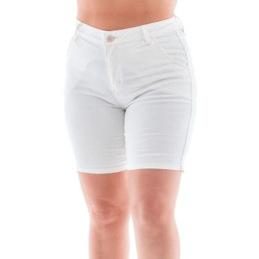 Imagem de Bermuda Meia Coxa Jeans Feminina Arauto