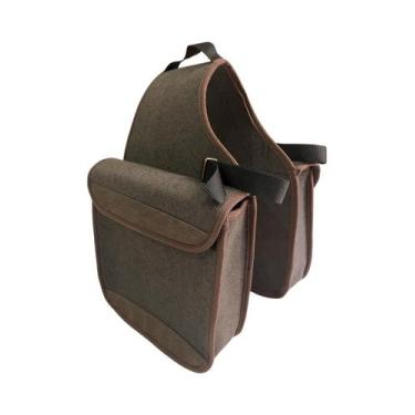 Imagem de Alforge Bornal Pra Selas E Arreios Lona Impermeável Grossa - Selaria F