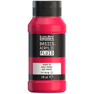Imagem de Tinta Acrílica Liquitex Basics Fluid 118ml Primary Red, Fluid