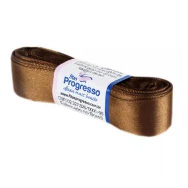 Imagem de Fita de Cetim Progresso 22mm nº5 - 10m Cor 391 Marrom - 01 unidade - F
