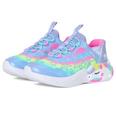 Imagem de Skechers Sonhos de unicórnio para meninas - Starry Lite, Lavanda/Multi, 11.5 Little Kid