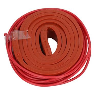 Imagem de Cinto de Aquecimento de Silicone, Aquecedor Flexível de Isolamento à Prova D'água 15x1000mm 40W, Com Excelente Desempenho à Prova D'água, para Aquecimento de Tubos de óleo