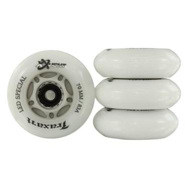 Imagem de Jogo de Rodas Traxart LED X-Light 70mm/83A FA-462
