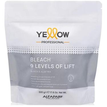Imagem de Pó Descolorante 9 Tons Yellow 500g Bleach Alfaparf Clareia Até 9 Tons 