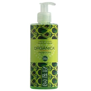 Imagem de Organica Orgânica Puro Vegetal Abacate E Oliva Sabonete Líquido 250 Ml