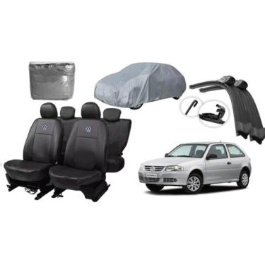 Imagem de Conjunto Completo Gol 05-14 com Capa de Couro e Limpador de Couro - Ae