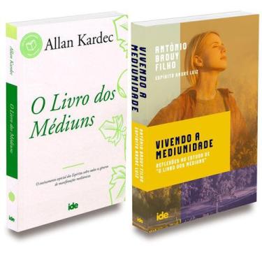 Imagem de Kit 2 livros - Vivendo a Mediunidade + Livro dos Médiuns - IDE