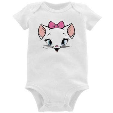 Imagem de Body Bebê Gatinha - Foca na Moda, Branco, P