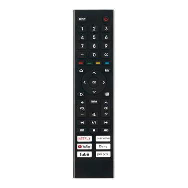 Imagem de ERF3Z80H ERF3J80H Novo controle remoto de substituição compatível com Hisense Smart TV 32A4FH ‎32A4H 50A6G 65A6G 43A4H 40A4H ‎A6G 75A6G 43A6G 50A6G 55A6G 60A6G 65A6G 70A6G 6G, U6G 55U68G