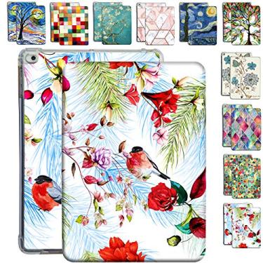 Imagem de DuraSafe Cases Capa flip ultra impressa para iPad Pro 10,5 polegadas 2017 Air 10.5 3ª geração 2019 [Air 3] A1701 A2152 A2123 MQF12LL/A MQEY2LL/A MQF22LL/A TPU ultra impressa com proteção de canto -