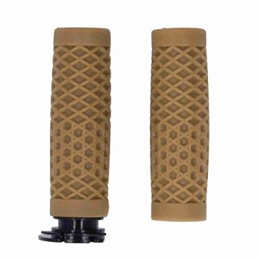 Imagem de GRCFUMO 1 par 22mm Motocicleta Grips do acelerador do guidão, aperto confortável da alça de torção do acelerador, aperto universal do acelerador Twist Twist Hand Grips for Scooter (Amarelo)