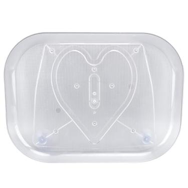 Imagem de Organizador de mesa giratória para geladeira GRCFUMO, rack de armazenamento de condimentos de geladeira, organizador de geladeira retangular transparente, rack de armazenamento (GrcfumokRV2-11)