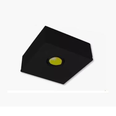 Imagem de Spot Led Sobrepor Quadrado 3w 3000k Para Teto Pergolado Preto (110V)