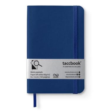 Imagem de Caderneta Pautada taccbook Azul naval 9x14 Flex