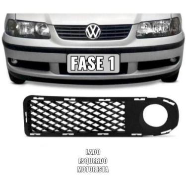 Imagem de Grade Moldura Farol Milha Gol Parati Saveiro G3 1999 2000 2001 2002 La