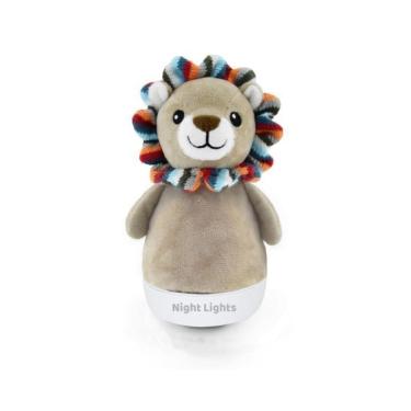 Imagem de Luminaria Lampada Abajur Infantil De ABS Led Leãozinho Baby Style