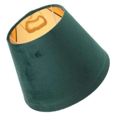 Imagem de DOITOOL Abajur para abajur de mesa, abajur de tecido barril, abajures de tambor, substituição de abajur, capas de abajur, acessórios para abajur-verde