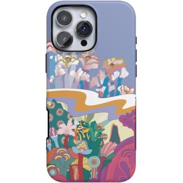 Imagem de Casely Capa para iPhone 16 Pro Max | Beneath The Waves | Capa submarina amarela dos Beatles | Design protetor arrojado | Compatível com MagSafe