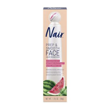 Imagem de Creme depilatório Nair Prep & Smooth Face Esfoliante 50mL