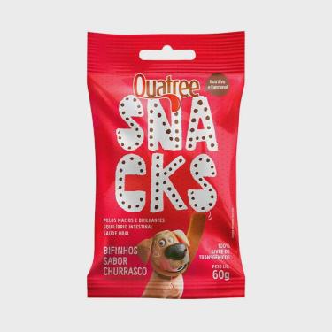 Imagem de Bifinhos Quatree Snacks Churrasco 60g Cão