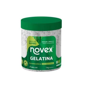 Imagem de Gelatina novex 1000g broto bambu fortalecedora
