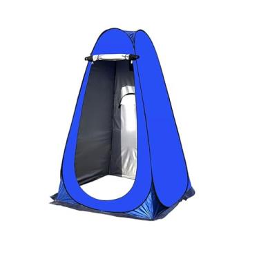Imagem de NEONMAN Tenda de Vestir com 3 Janelas de Ventilação, Tenda de Casa de Banho de Campismo, Tenda de Duche de Privacidade Portátil, Impermeável e à Prova de Sol, Protegendo a Privacidade(Azul)