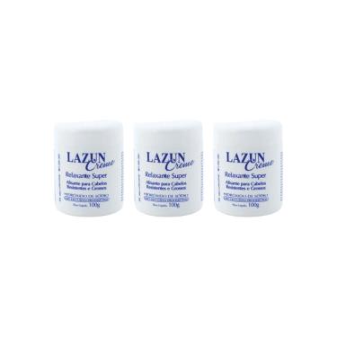 Imagem de Alisante Lazun 100G Azul-Super-Kit C/3Un
