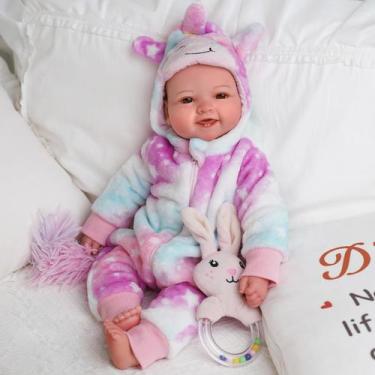 Imagem de Baby Doll BABESIDE Realistic 43 cm com acessórios de 3 anos ou mais