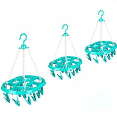 Imagem de Varal de Roupas Íntimas Calcinhas Com 48 Prendedores(VERDE)