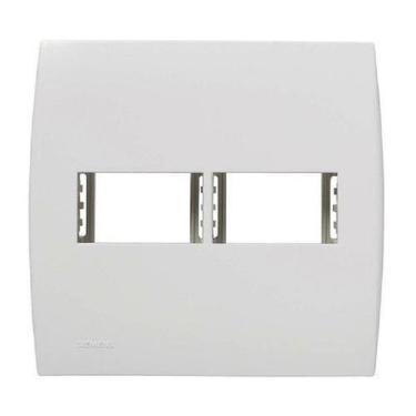 Imagem de Placa Com Suporte 2Seções Seoaradas 4x4 Branca Linha ILUS 5TG99030 SOP