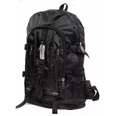 Imagem de Mochila Esportiva 50l A Prova Da Água Multifuncional Impermeável Motoqueiro Viagens Escolar Preto Unissex