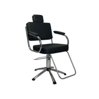 Imagem de Poltrona/Cadeira LÓTUS Hidráulica Fixa para Salão e Barbearia. - RGV M