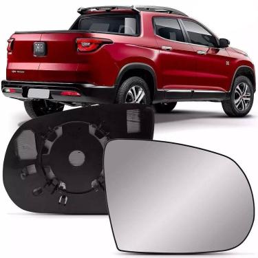 Imagem de Lente Retrovisor C/Base Toro 2016/2021 Direito Metagal