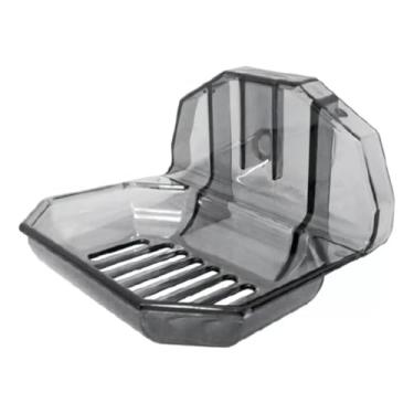 Imagem de Saboneteira de Plástico Acrílico com Ventosa Sem Furos Crystal Fumê - TYDA (FUMÊ)