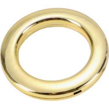 Imagem de 16 argolas para cortina, anel romano de 42 mm, diâmetro interno, baixo ruído, anéis de cortina de chuveiro para varão de cortina de plástico (dourado)