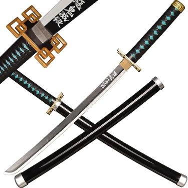 Imagem de SV Espada de Anime Artesanal Cosplay Tokitou Muichirou Espada Katana 31 Polegadas, Presentes Colecionáveis
