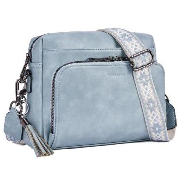 Imagem de Bolsa tiracolo POIUGOYA em material vegano moderno para mulheres