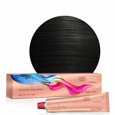 Imagem de Coloração Amend Color Delicaté, 50g, Livre De Gluten, Parabenos E Óleo Mineral, Livre De Ppd* E Amônia, Hipoalergênica E Demartologicamente Testada, Proteção Contra O Ressecamento, Nutrição Avançada E Controle Do Frizz (4.0 Castanho Médio)