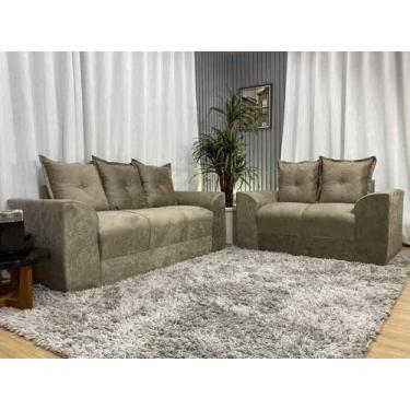 Imagem de Sofá Versátil Duo e Versátil Trio - Alpoim, Marrom Cappuccino, 2 e 3 L