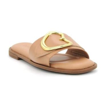 Imagem de Sandália Beira Rio Conforto Rasteirinha Nude, Nude, Mulher, 37