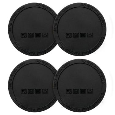 Imagem de Bluwing Protetores inferiores de silicone para garrafa YETI Rambler 12/510.3 g, Owala FreeSip 16/680.4 g, fundo de borracha antiderrapante protetor para Stanley Cup (pacote com 4 5,8 cm 58 mm)