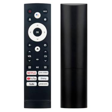 Imagem de Controle remoto de voz de substituição ERF3M90H adequado para Hisense A65K U6 A6 U8H U7H UX Series Smart Google TV 43A65K 50A65K 55A65K 65A65K 75A65K 50U6H 55U6H 65U6H 75U6H 55U6K 65U6K 65U6H U6K 75