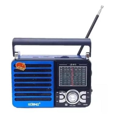 Imagem de Radio Retro LeLong Le-613 Antigo Am Fm Sw Usb Sd Tf Lanterna Bluetooth