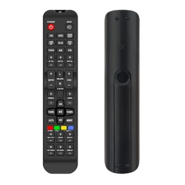 Imagem de Controle remoto de substituição compatível com sistema amplificador estéreo de som surround de canal Pyle 5.2 com suporte 4K Ultra HD PT696BT PT696BT.5 PT888BTWM AV Receiver Home Theater System