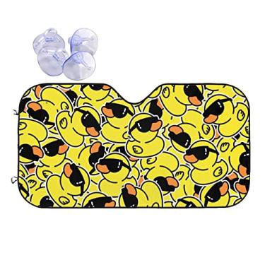 Imagem de Protetor de Para-brisa para Carro da Duck Para-brisa Protetor de Para-sol para Janela Frontal Protetor Protetor Protetor de Para-Sol Dobrável