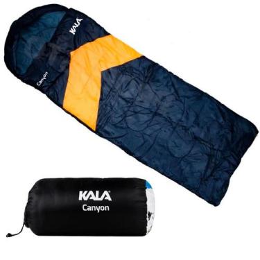 Imagem de Saco de Dormir Camping Poliéster 5ºC 12ºC Capuz Viagem Trilha Aventura