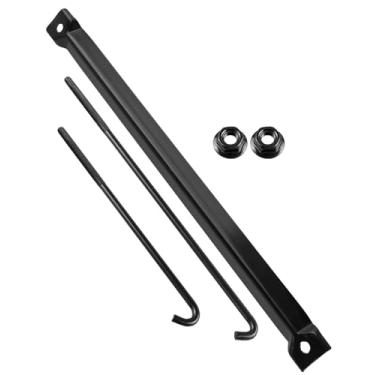 Imagem de Kit de suporte de bateria 7445360060 adequado para Toyota Land Cruiser FJ80 RFJ80 1990-1998 Lexus LX450 1995-1998, kit de suporte de montagem de bateria com parafusos e porcas em J de aço inoxidável