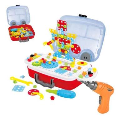Imagem de Kit Ferramenta Infantil Monta E Desmonta Diversão E Aprendizado - OUTR